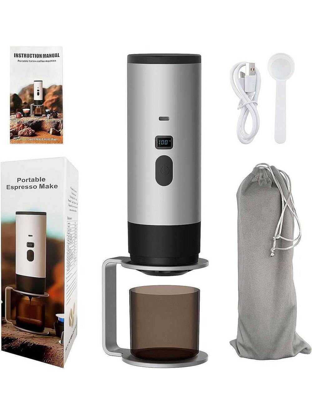 Portable Electric Espresso Machine Espreso Machine On The Go Travel Coffee Maker